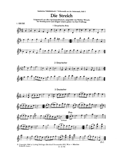 Volksmusik aus der Steiermark, Vol. 1 — 佚名