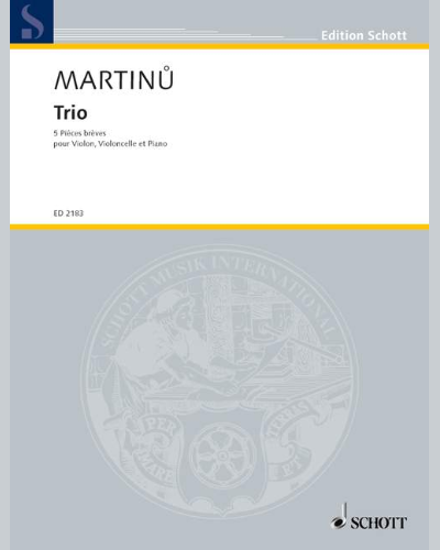 Trio, op. 193 — Bohuslav Martinů