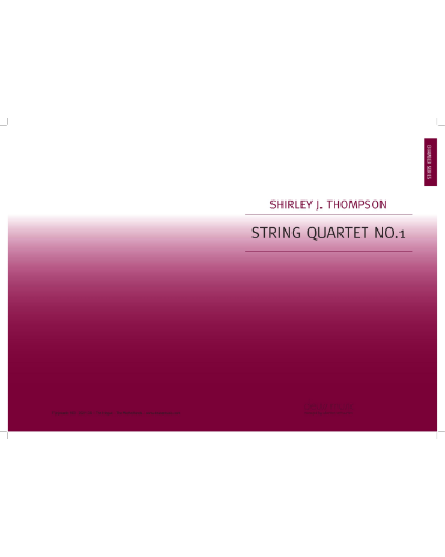 String Quartet No. 1 — Shirley J. Thompson
