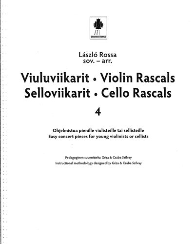 Colourstrings Violin ABC: Violin Rascals, Book 4 — László Rossa