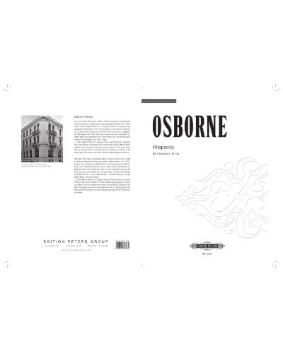 Rhapsody for Clarinet — Gary Osborne
