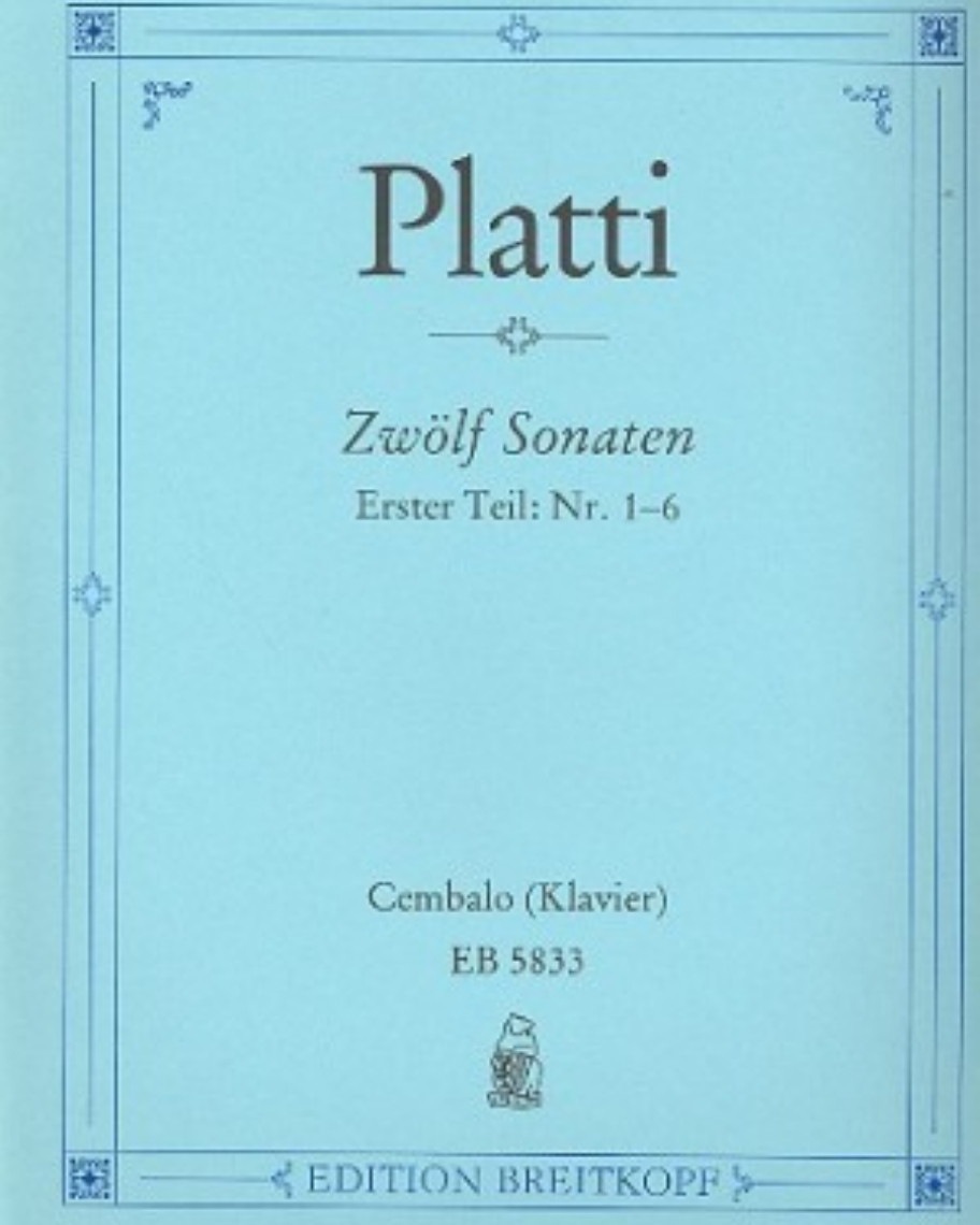 12 Sonaten - Heft 1 — Giovanni Benedetto Platti