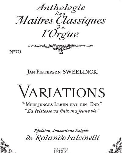 Variations 'Mein Junges Leben Hat Ein End' — Jan Pieterszoon Sweelinck