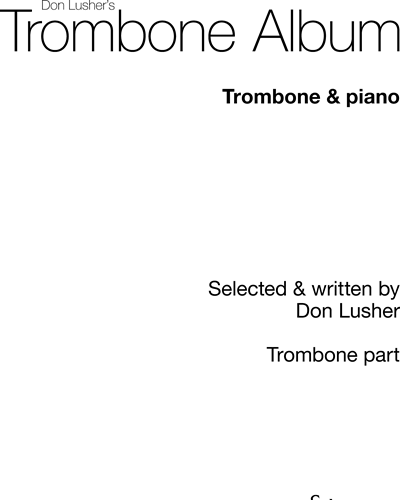 Don Lusher's Trombone Album — Don Lusher