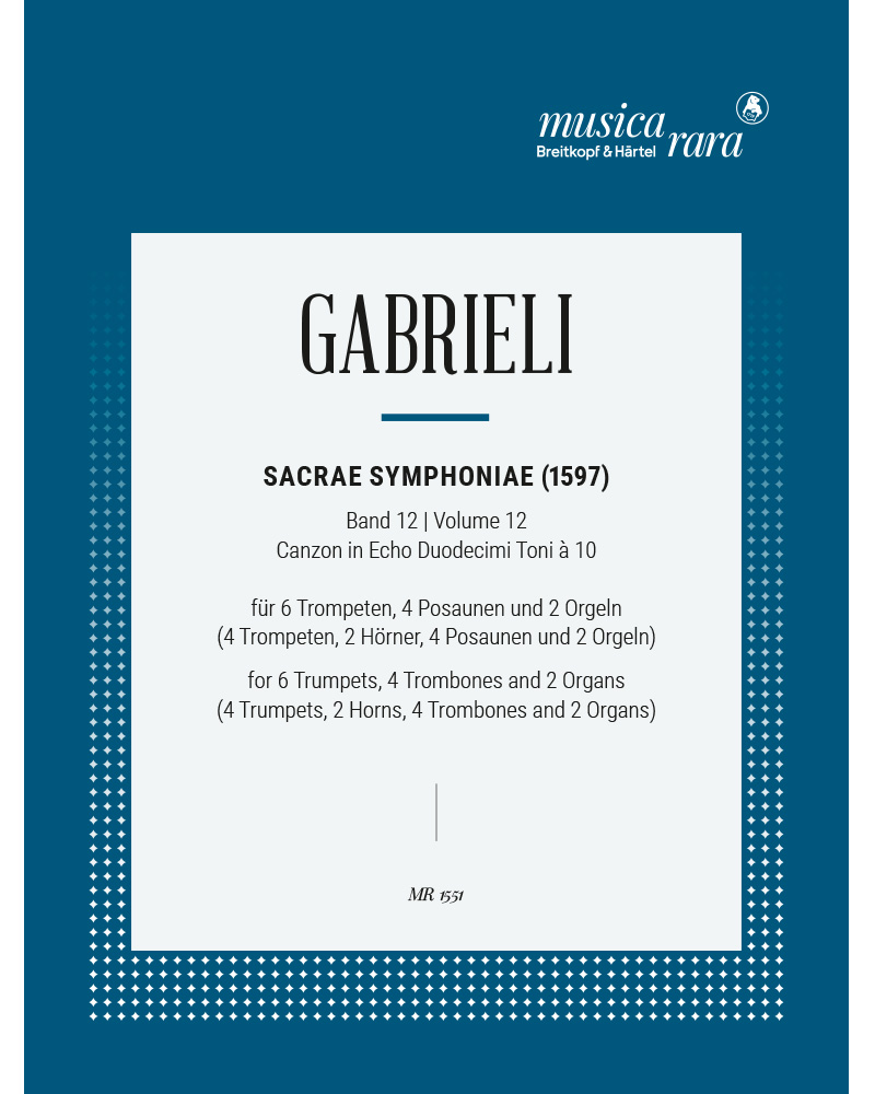 Canzon in Echo Duodecimi Toni a 10 (No. 12 from 'Sacrae Symphoniae, 1597') — 乔万尼·加布里埃利