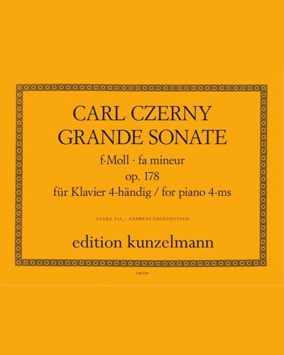 Grande Sonata in F minor, op. 178 — 车尔尼