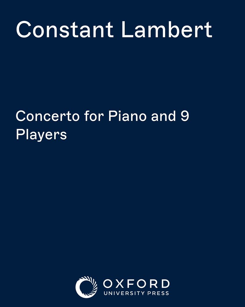 Concerto for Piano and 9 Players — Constant Lambert
