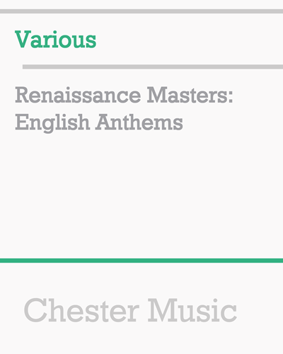 Renaissance Masters: English Anthems — 合集