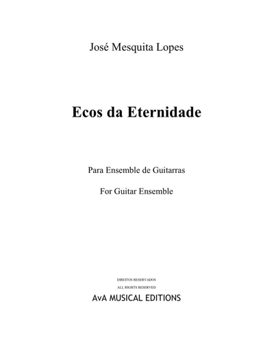 Ecos da Eternidade — José Mesquita Lopes