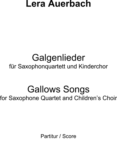 Gallows Songs — 列拉·奥尔巴赫