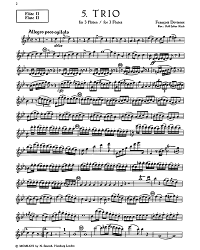 Trio No. 5 — François Devienne