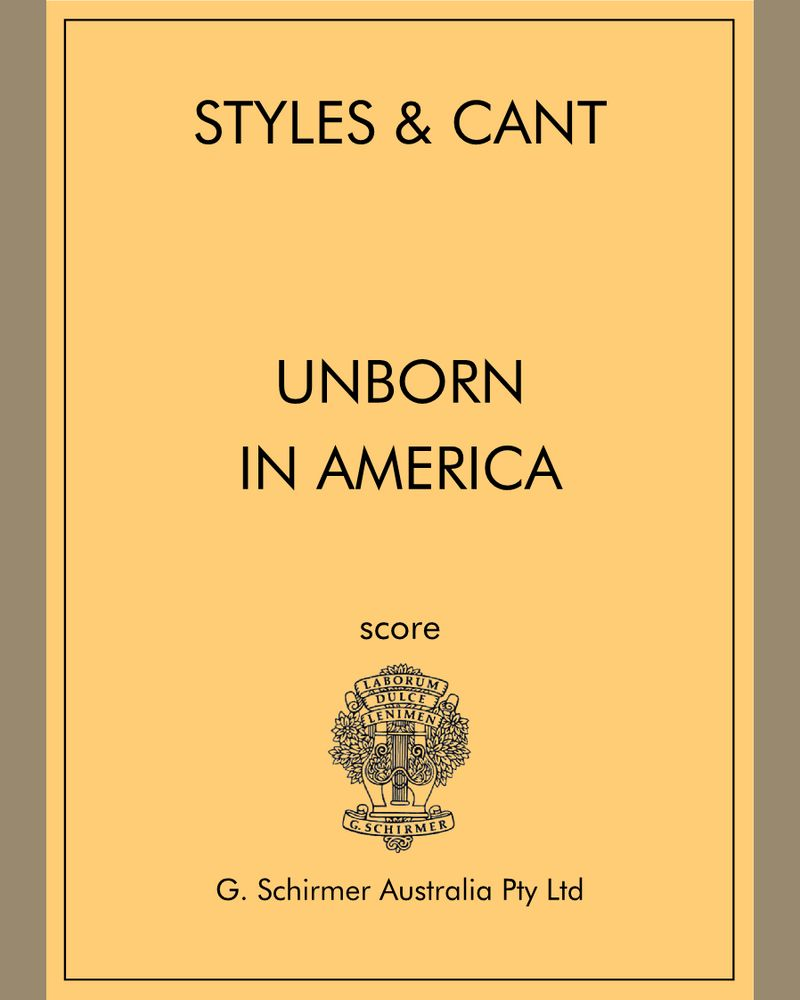 Unborn in America — Luke Styles