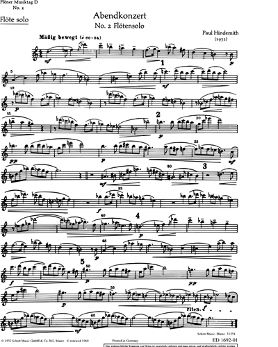 Plöner Musiktag — 欣德米特