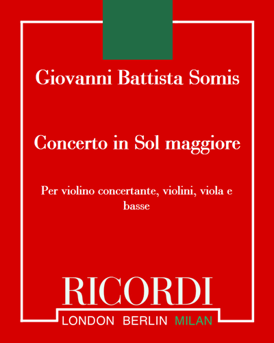 Concerto in G major — Giovanni Battista Somis