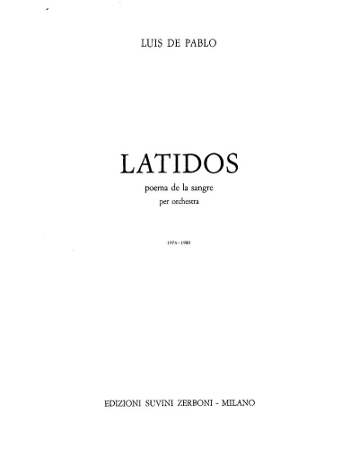 Latidos — Luis de Pablo