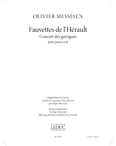 Fauvettes de l'Hérault - Concert des Garrigues — 梅西安