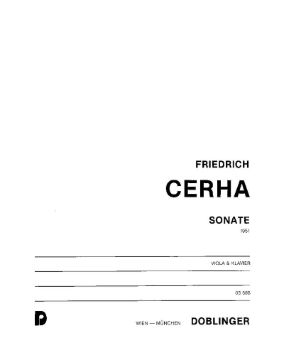 Sonate (1951) — Friedrich Cerha