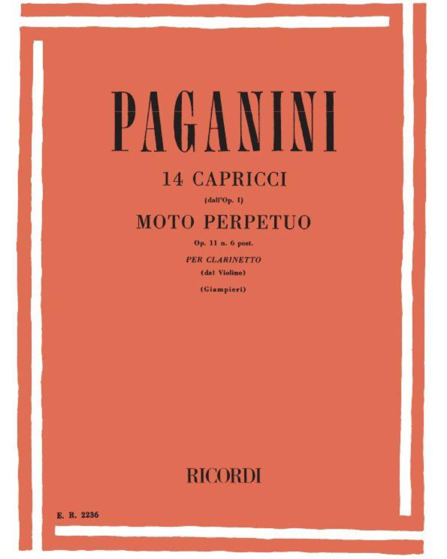 Fourteen Caprices, op. 1 — 帕格尼尼
