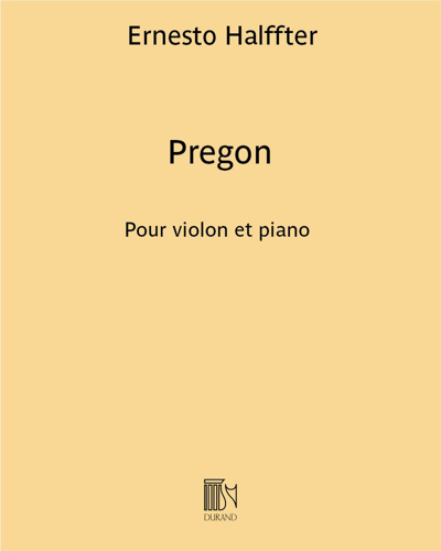Pregon — Ernesto Halffter