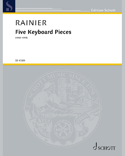 Five Keyboard Pieces — Priaulx Rainier
