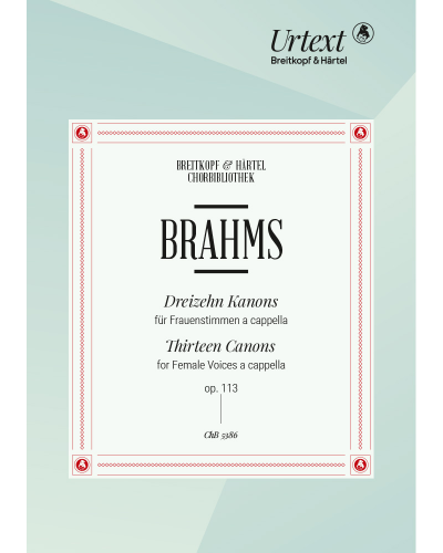 Thirteen Canons, op. 113 — 勃拉姆斯