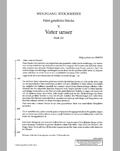 Five sacred pieces — Wolfgang Stockmeier