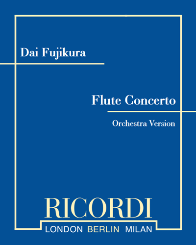 Flute Concerto - Orchestra Version — 藤仓大