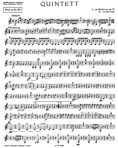 Wind Quintet in E-flat — 贝多芬