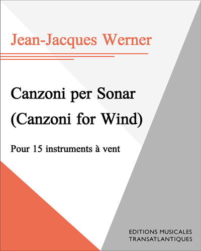 Canzoni per sonar — Jean-Jacques Werner