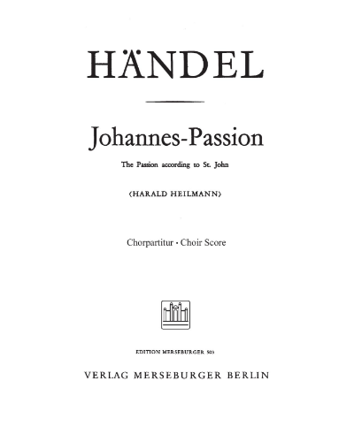 St John Passion — 亨德尔