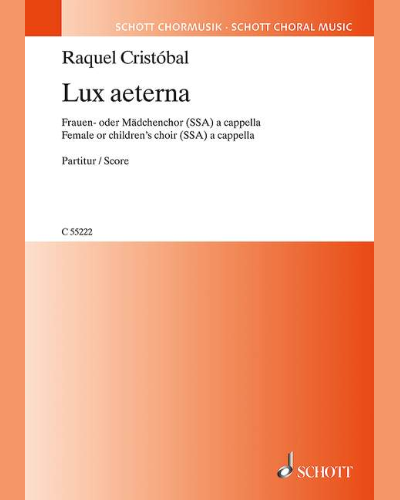 Lux aeterna — Raquel Cristóbal