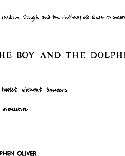 The Boy and the Dolphin — Stephen Oliver