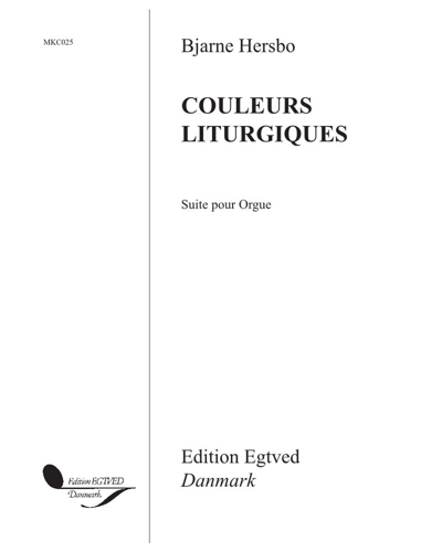 Couleurs liturgiques — Bjarne Hersbo