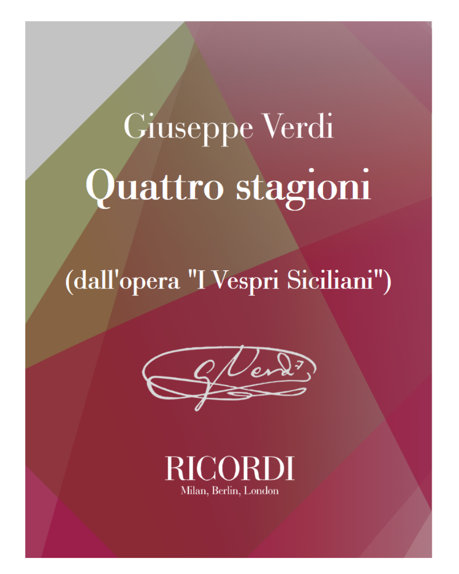Ballo 'Quattro stagioni' (from 'I vespri Siciliani') — Giuseppe Verdi