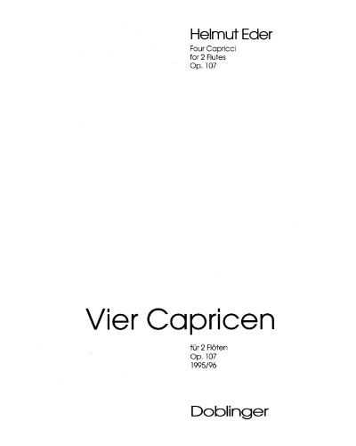 Four Capricci, op. 107 — Helmut Eder