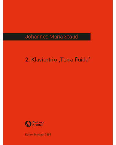 Piano Trio No. 2, 'Terra Fluida' — Johannes Maria Staud