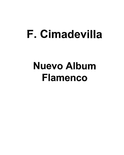 Nuevo album flamenco — Francisco Cimadevilla