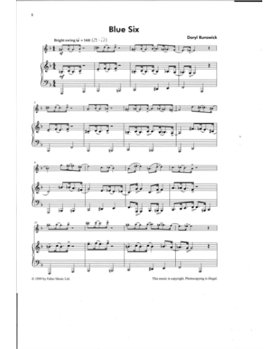 Blue Six (from 'Unbeaten Tracks') — Daryl Runswick