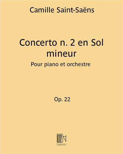 Piano Concerto No. 2 in G minor, op. 22 — 圣-桑