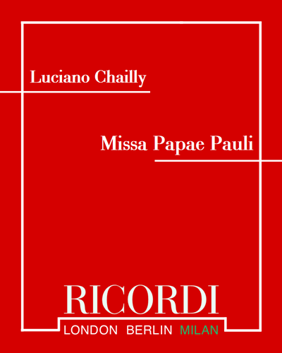 Missa Papae Pauli — Luciano Chailly