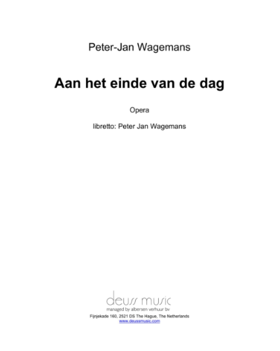 Aan het Einde van de Dag — Peter-Jan Wagemans