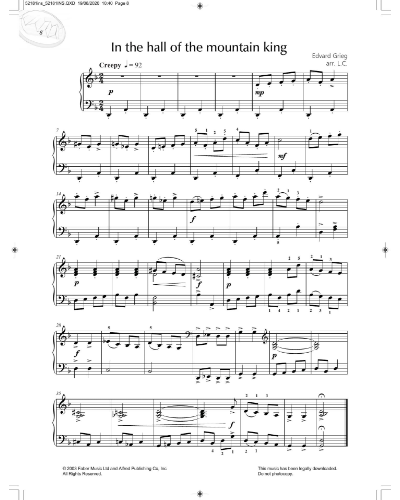 In The Hall of The Mountain King, op. 47 — Edvard Grieg