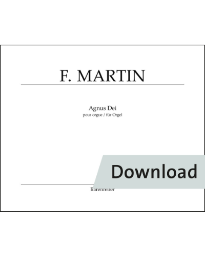 Agnus Dei — Frank Martin