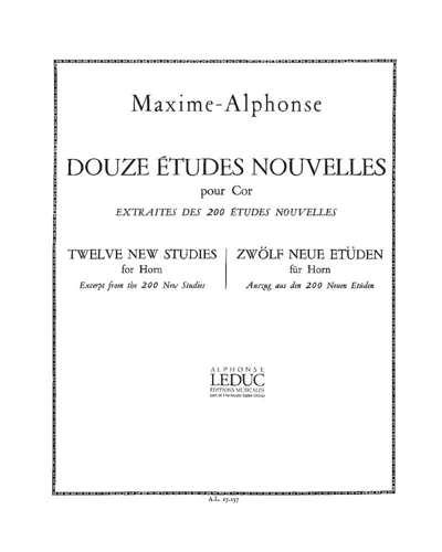 Twelve New Etudes — Maxime Alphonse