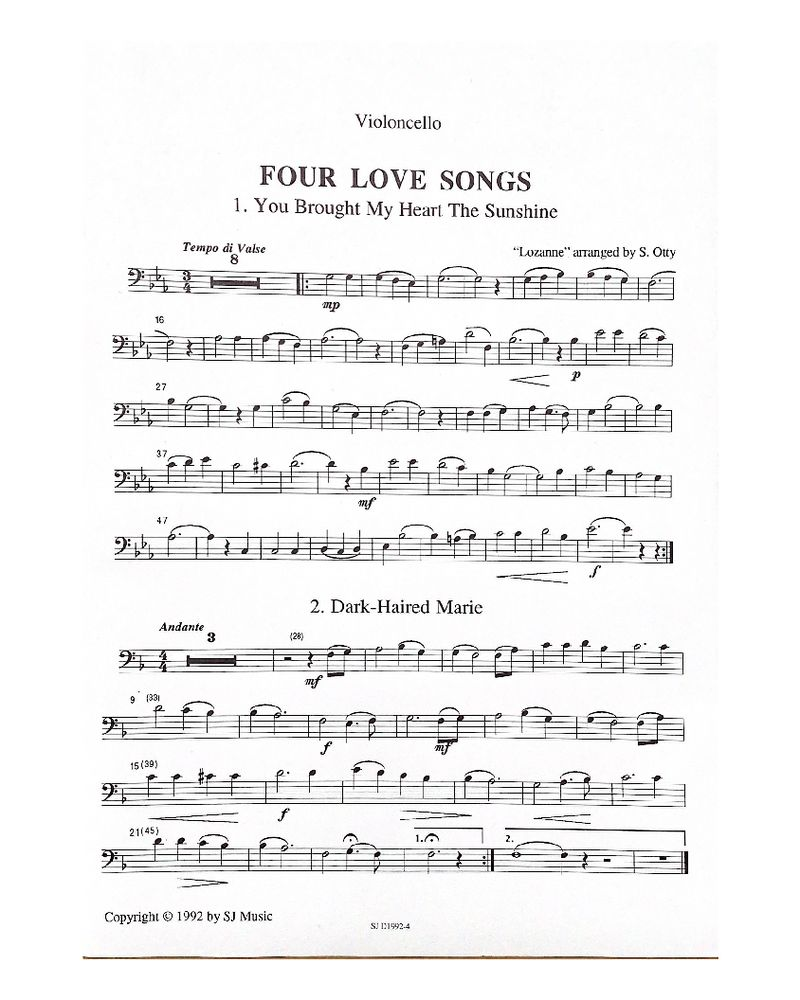 Four Love Songs — Alma Clarke