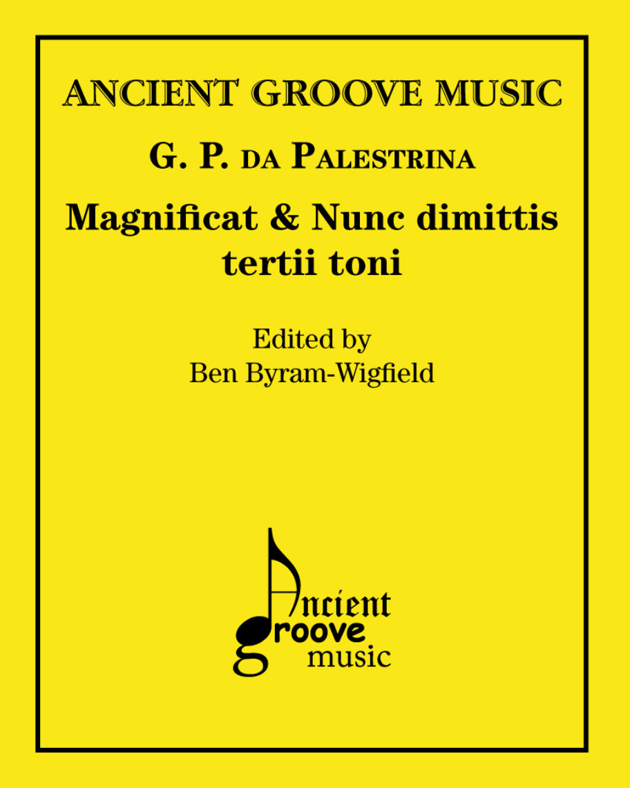 Magnificat & Nunc dimittis tertii toni — 帕莱斯特里纳