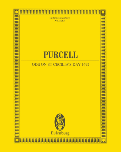 Ode on St. Cecilia's Day, 1692, Z 328 — Henry Purcell