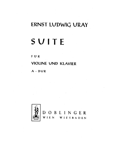 Suite in A Major — Ernst Ludwig Uray