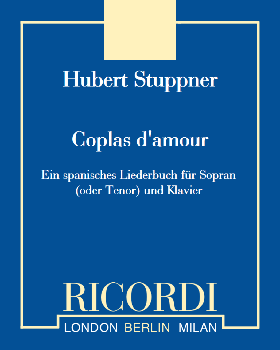 Coplas d'amour — Hubert Stuppner