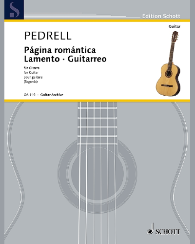 Página romántica - Lamento - Guitarreo — Carlos Pedrell